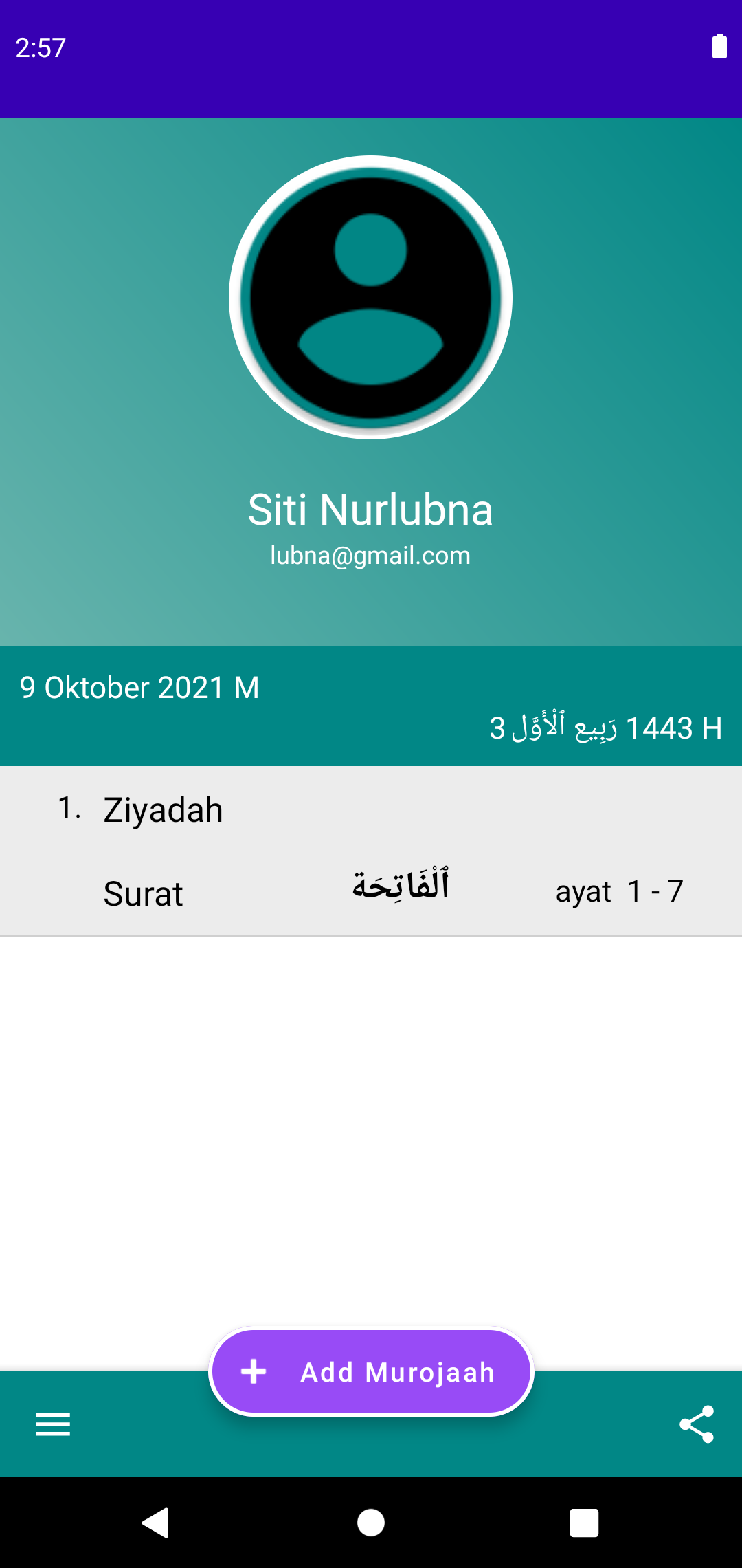 Setoran Murojaah